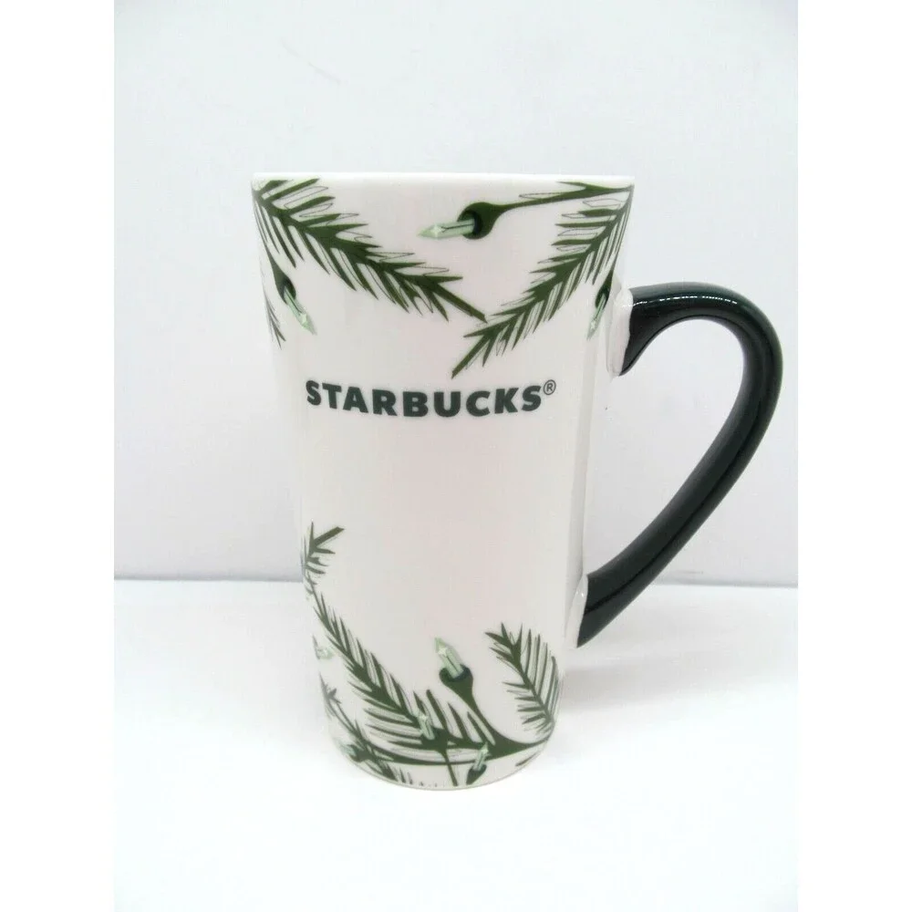Starbucks Christmas Holiday Coffee Mug Cup 16 oz. Tree & Lights Christmas 2020